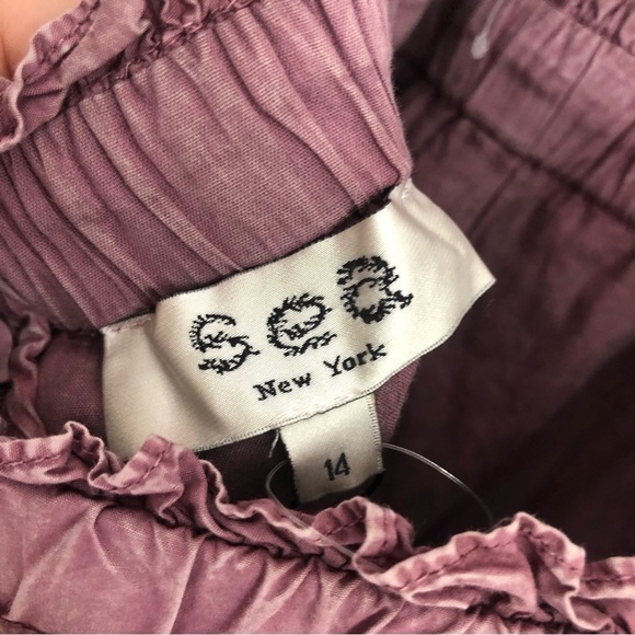 Sea NY Size 14 Heidi Heart Shirred Dress in Rose Cutout Back - Picture 10 of 11